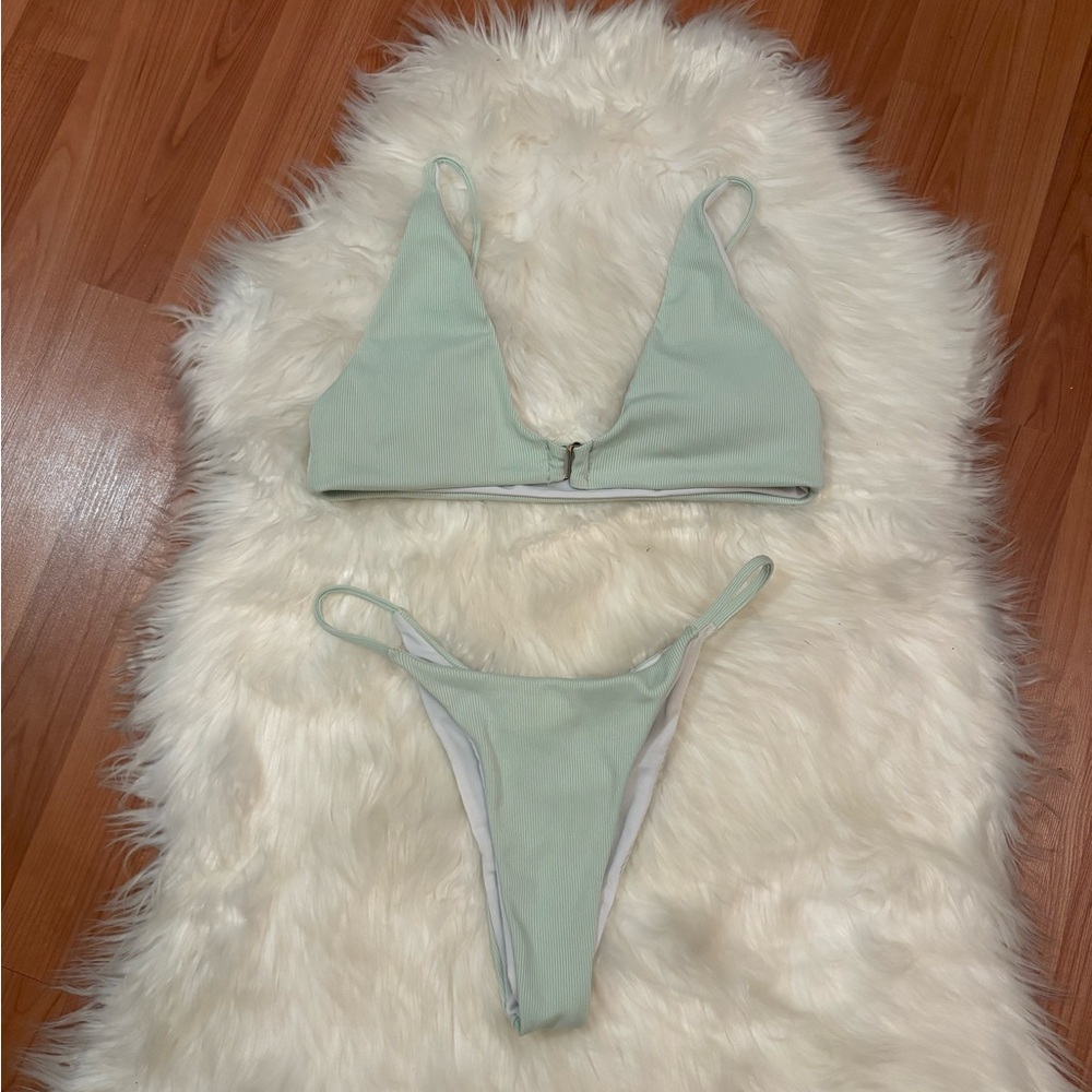Mint Green Bikini Set size Small